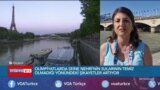 Seine Nehri’nde yüzen iki sporcu hastalanarak yarışlardan çekildi